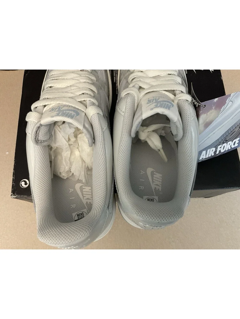 New! Mens Nike Air Force 1 Low '07 White Photon Dust Sail Athletic Shoes. SZ 11.